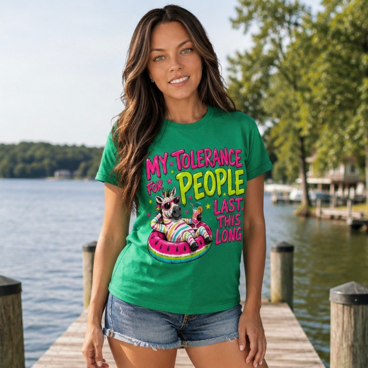 T-Shirt: "My Tolerance For People Lasts This Long"