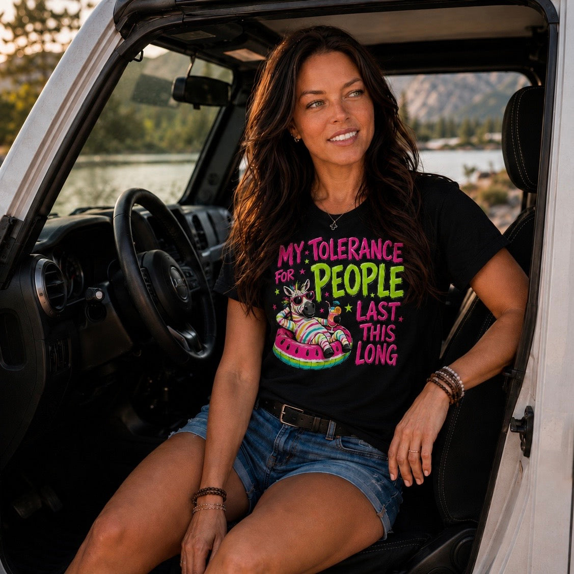 T-Shirt: "My Tolerance For People Lasts This Long"