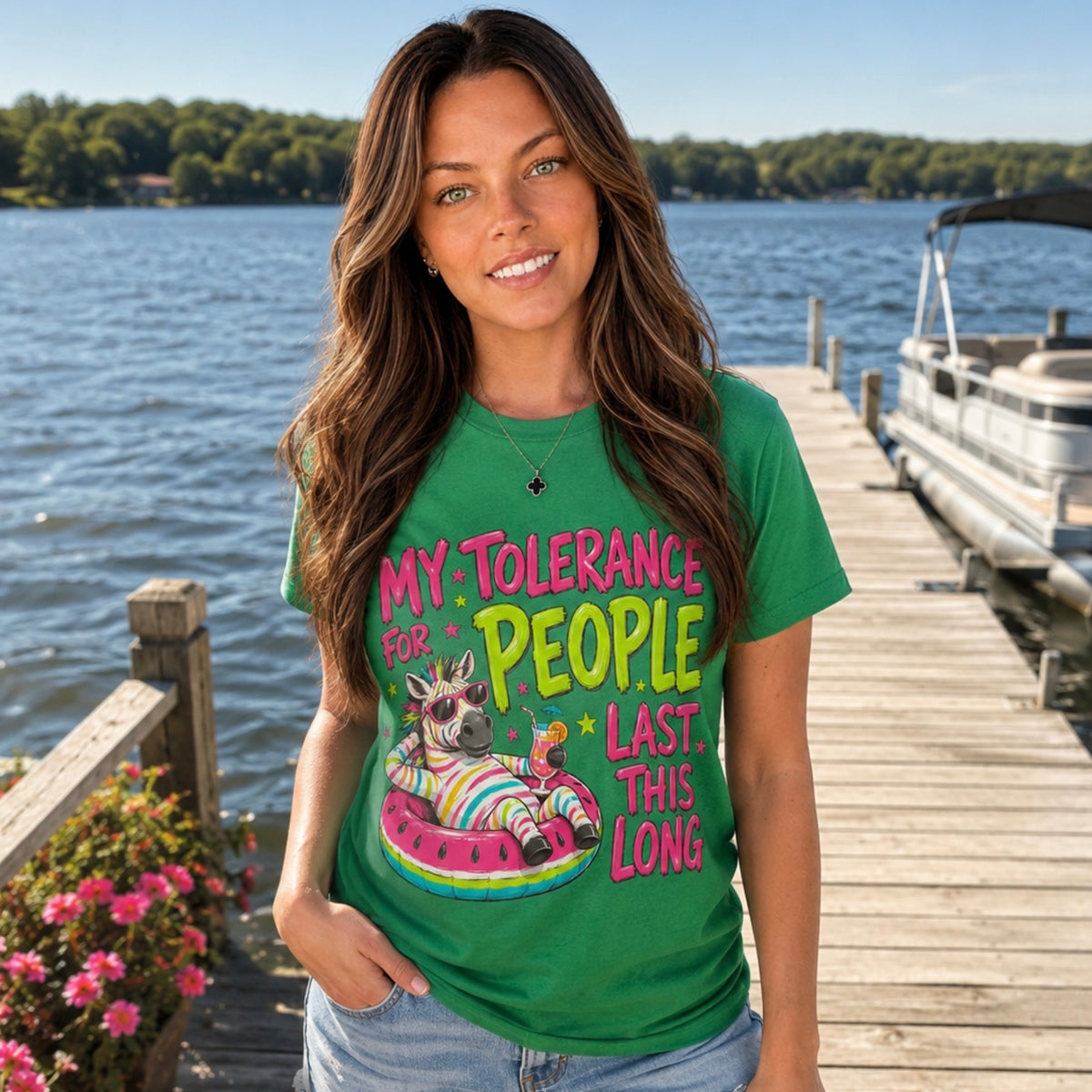 T-Shirt: "My Tolerance For People Lasts This Long"