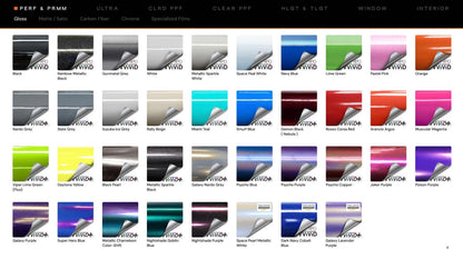 Premium VViViD® Vinyl Custom Name, Hood and Fender Decals