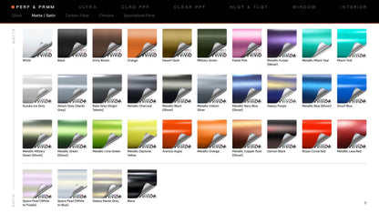 Premium VViViD® Vinyl Custom Name, Hood and Fender Decals