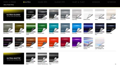 Premium VViViD® Vinyl Custom Name, Hood and Fender Decals
