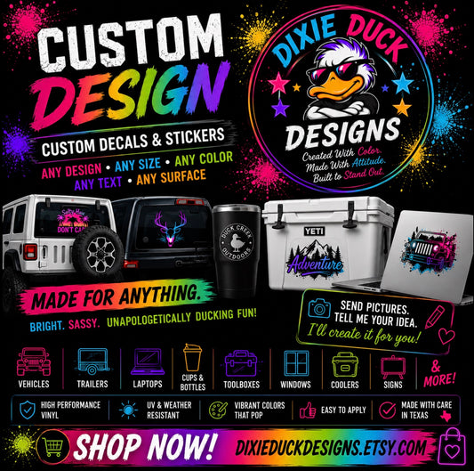 Premium VViViD® Vinyl Custom Design Decals